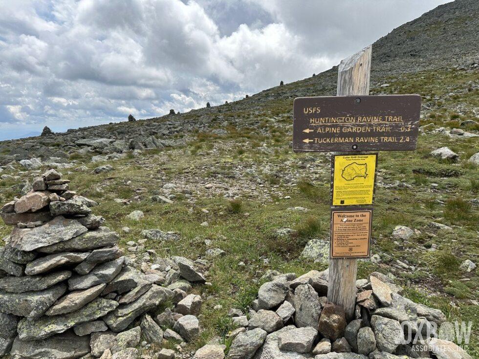 a sign on a post
